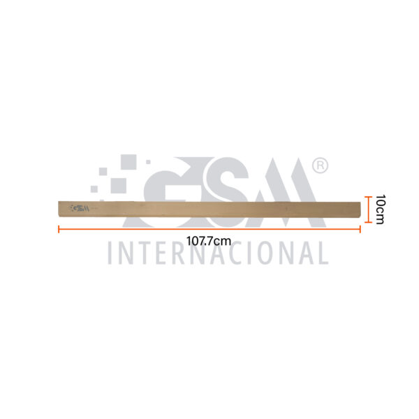 Cuchilla para Minicargador 154-5059 – 1,70 m x 10 cm x 1,2 cm – Huecos 5/8”T - Imagen 2