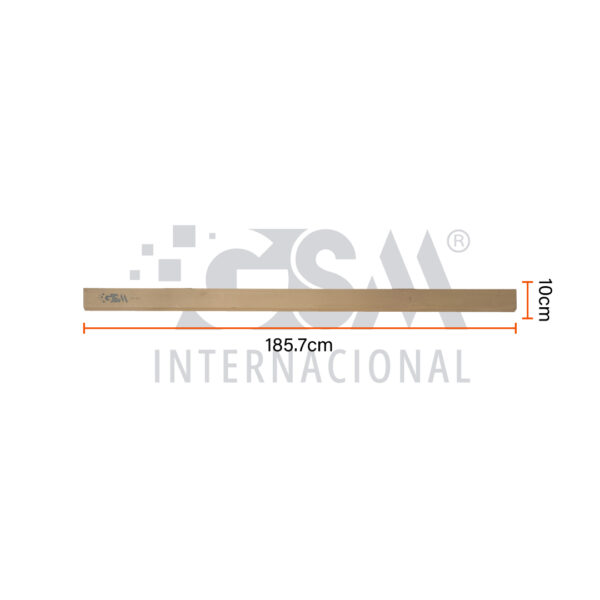 Cuchilla para Minicargador 154-5077 – 1,86 m x 10 cm x 1,2 cm – Huecos 5/8”T - Imagen 2