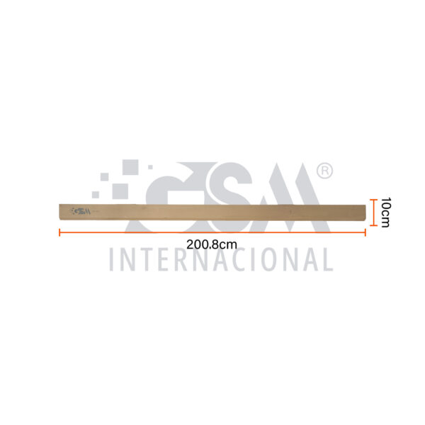 Cuchilla para Minicargador 199-8316 – 2,01 m x 10 cm x 1,2 cm – Huecos 5/8”T - Imagen 3