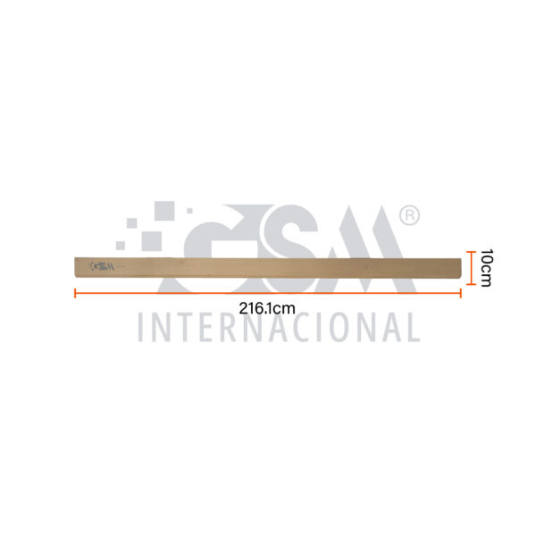 Cuchilla para Minicargador 293-0144 – 2,16 m x 11 cm x 1 cm – Huecos 5/8”T - Imagen 2