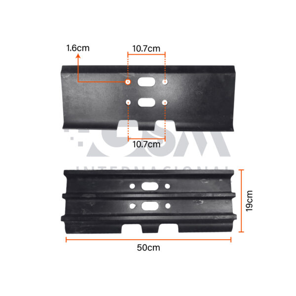 Zapata CAT 312 – 50x9.5 – 5/8 – 4H - Imagen 3