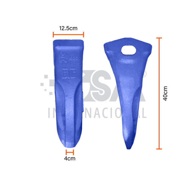 Diente ETESA de Ripper D8, D9 X-1922 XTREM – 9W-2452 - Imagen 2