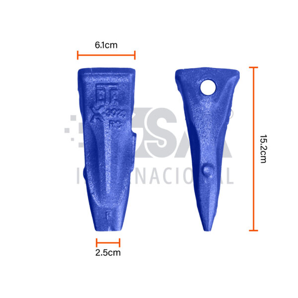 Diente ETESA Talla 20 Rock Chisel X-3020-RC XTREM – 1U-3202-RC - Imagen 2