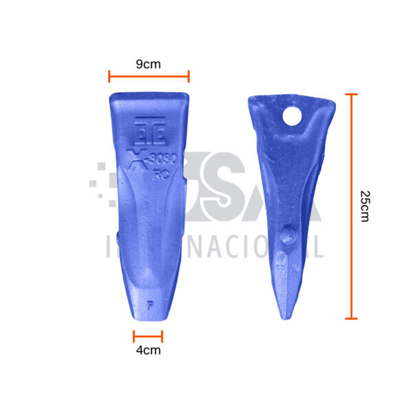 Diente ETESA Talla 30 Rock Chisel X-3030-RC XTREM – 1U3302-RC - Imagen 2