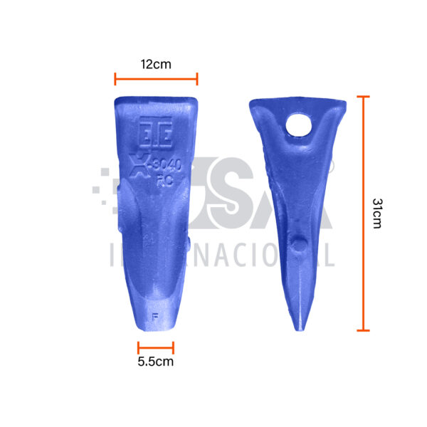 Diente ETESA Talla 40 Rock Chisel X3040-RC XTREM – 7T-3402-RC - Imagen 4