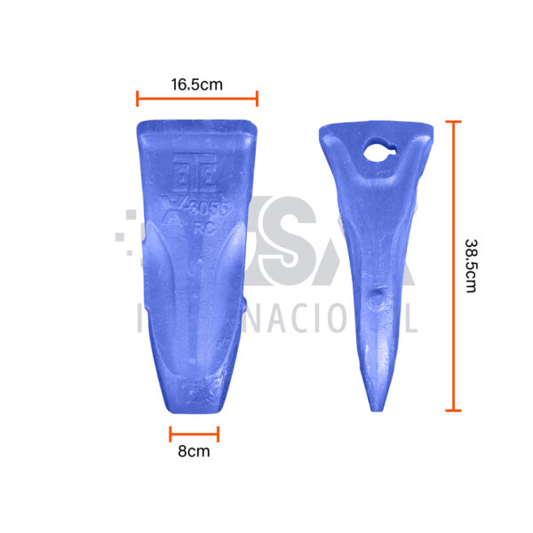 Diente ETESA Talla 55 Rock Chisel X3055-RC XTREM – 1U-3552-RC - Imagen 2