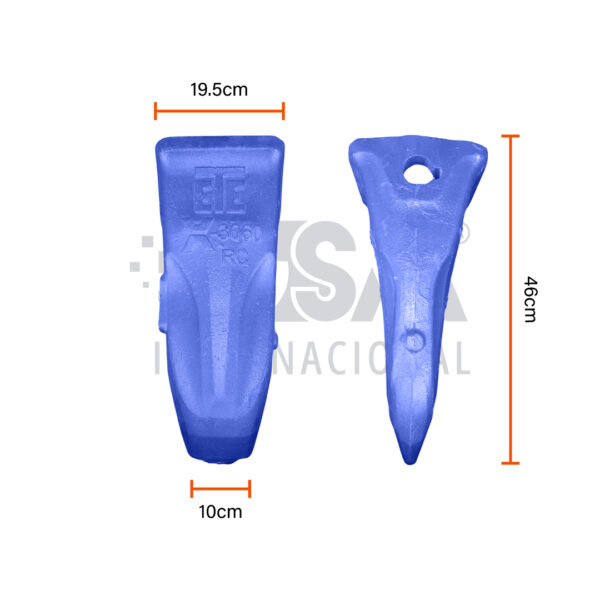 Diente ETESA Talla 60 Rock Chisel X3060-RC XTREM – 6L-6602-RC - Imagen 3